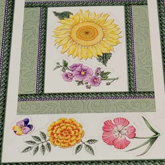 NRN Designs Summer Garden‎ Die Cuts 21605 Floral Flowers Scrapbooking Crafts - Picture 2 of 3